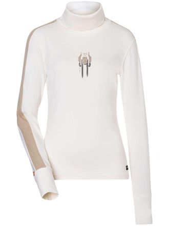 super.natural Sporty Striped Fitted Roll-Neck Top