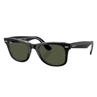 Ray-Ban Wayfarer Green Square Unisex Sunglasses RB2140 129431 50