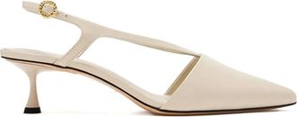 Studio Amelia 50 mm slingback pumps met uitgesneden details - Grijs