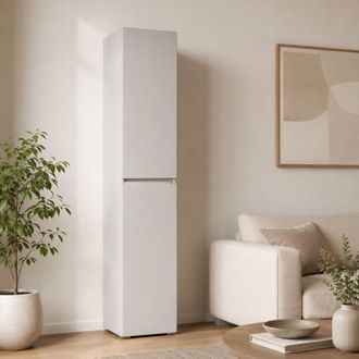 Dmora Armario Multiusos 2 Puertas Daisuke, 5 Estantes, 2 Puertas Made In Italy, Gola Para Abertura, 45x195h Cm Gris Claro