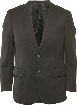 Balmain Blazer van wolblend - Zwart