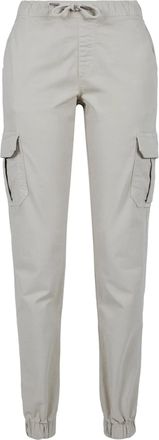 Urban Classics Dames/Dames Cargo Pocket Hoge Taille Joggingbroek (Beton)