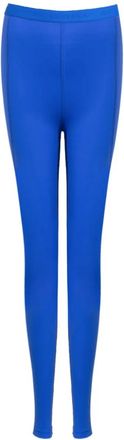 Balenciaga Athletic Cut Leggings met elastische tailleband - Dames - Leggings - Blauw - M - Broeken