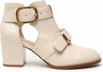 Cecelia New York Womens Niles Cutout Boot In Winter White