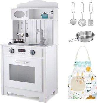 OEM Cocina Infantil Mamabrum 92,7x47,5x30 Cm De Madera Con Iluminaci&oacute;n Led Y Accesorios