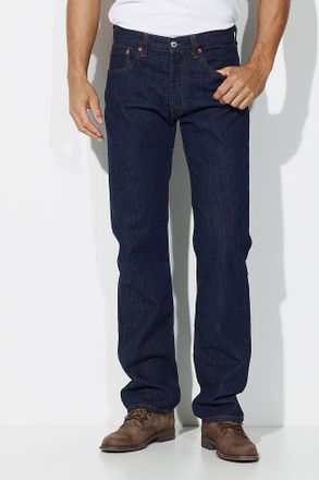 Levi's Straight-Jeans LEVIS 501 LEVIS ORIGINAL, Herren, Gr. 30, L&auml;nge 34, blau (onewash), Denim/Jeans, Obermaterial: 100% Baumwolle, normal lang, Jeans Strai
