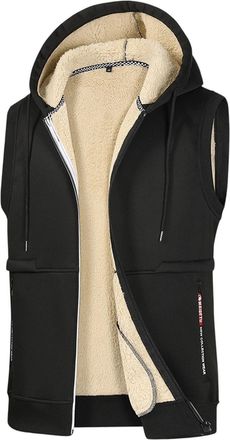 Generic Heated Gilet For Men Gilet For Men Uk Mens Fleece Outdoor Sports Warm Undershirt Shoulder Overalls Pocket Vest Jacket Hiking Camping & Outdoor Adventu