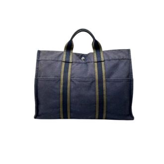 Herm&egrave;s Pre-owned Tote Bags, female, Blue, Size: ONE SIZE Pre-owned Tote Bag