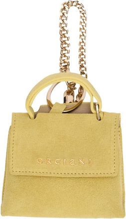 Orciani Sveva Mini - Dames - Sleutelhangers & Tashangers - Geel - ONE Size - Leer - Accessoires