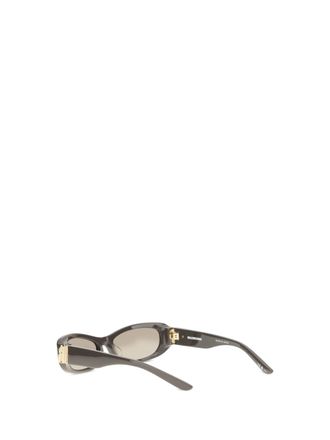 Balenciaga Mens Sunglasses Cosmo Rectangle Dark Chocolate Brown Acetate