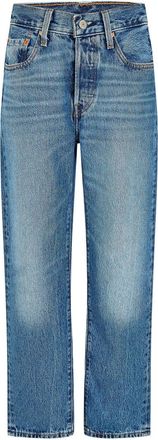 Levi's Damesjeans 501 met rechte pijpen en enkellengte (Moet van mij zijn)