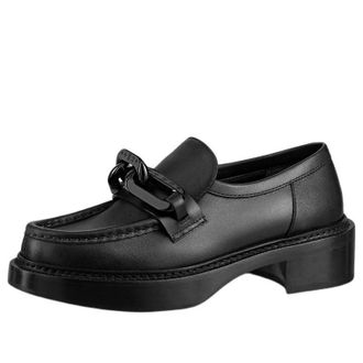 Louis Vuitton (WMNS) LOUIS VUITTON LV Academy Loafers Black with Chain 1A9R6Y