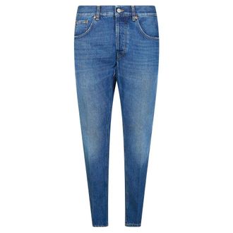 Dondup Slim-fit Jeans, male, Blue, Size: W34 Dian Carrot-fit Jeans