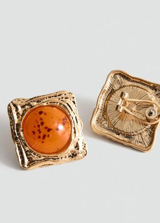 Mango Set 2 orecchini combinati oro - Donna - Taglia unica - MANGO