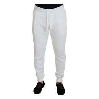 Dolce & Gabbana Hombre, Pantalones, Blanco, Talla: XL