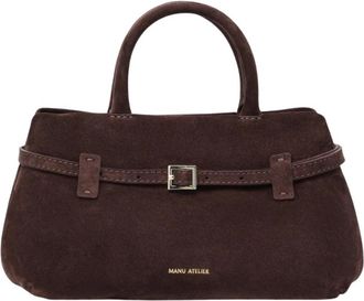 Manu Atelier Le Cambon 25 - Dames - Handtassen - Bruin - ONE Size - Leer - Tassen