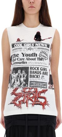 Dolce & Gabbana Printed Cotton T-Shirt - White