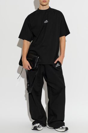 Balenciaga T-shirt With Logo, Mens, Black