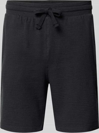 Only & Sons Loose Fit Sweatshorts aus Baumwoll-Mix Modell KIAN in Black, Gr&ouml;&szlig;e XXL