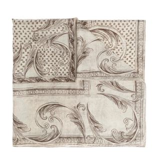 Max Mara Silky Scarves, female, Beige, Size: ONE SIZE Carre 90 Silk Scarf