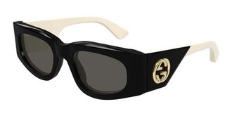 Gucci GG1664S 001 Womens Sunglasses Black Size 51