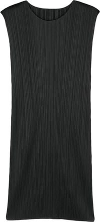 Pleats Please Issey Miyake Geplooide shiftjurk - Zwart
