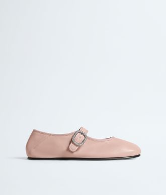 Bottega Veneta Veneziana Mary-Jane Ballerina - Pink - Women - 10