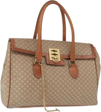 Celine Pre-owned Handbags, female, Beige, Size: ONE SIZE Pre-owned Plastic Hand Bag