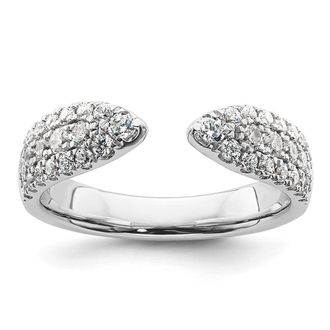 Diamond2Deal 14k Gold Lab Grown Diamond Wedding Band Ring 3/4Ct Clarity- VS Color- D-E