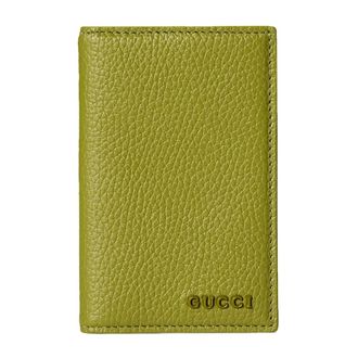 Gucci Portacarte GG Marmont - Heren - Portefeuilles - Groen - ONE Size - Leer - Accessoires