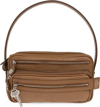Acne Studios Camero Party Bag - unisex - Schoudertassen - Bruin - ONE Size - Leer - Tassen