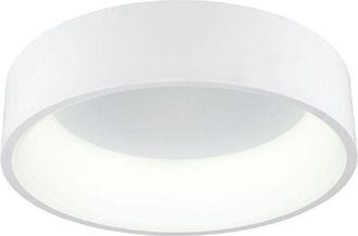 Trade Shop Trade Shop Traesio - Plafoniera Tonda Lampada Soffitto Parete Led 42w Cct 3000k 4000k Luce 60cm 230v - Bianco