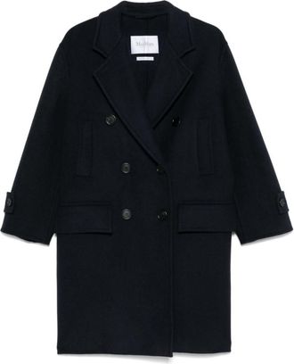 Max Mara Blue Nogara Coat