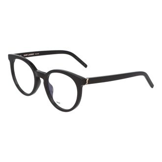Saint Laurent Round Acetate Eyeglasses - unisex - Saint Laurent - Glasses - Black - 50 MM - Accessories