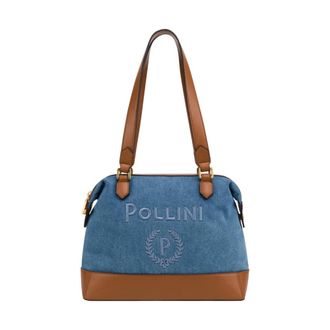 Pollini Shoulder Bags, female, Blue, Size: ONE SIZE Bauletto Capri