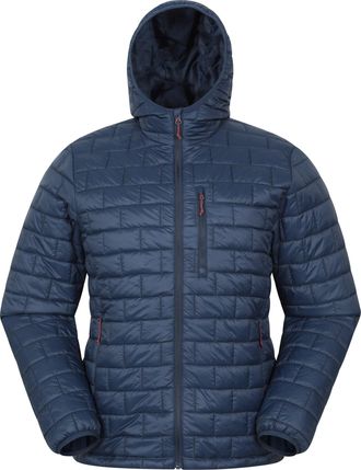 Mountain Warehouse Heren Frost Shield Lightweight Gewatteerde Jas (Marine)