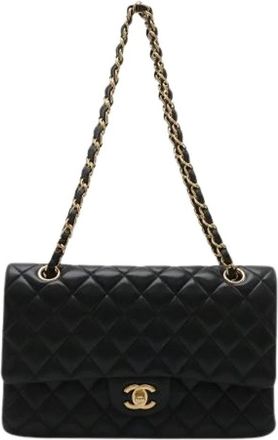 Chanel Pre-owned Matelasse Lamslederen Schoudertas - Dames - Vintage Schoudertas - Zwart - ONE Size - Leer - Vintage