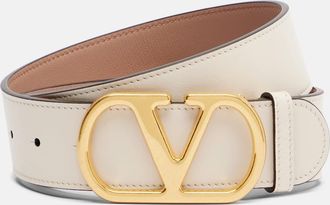 Valentino Garavani Cintura reversibile VLogo in pelle