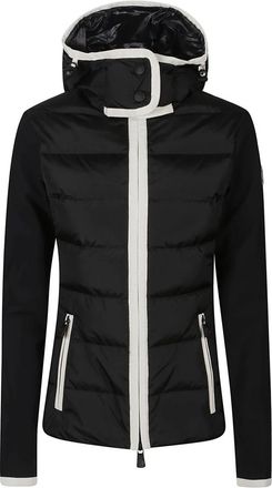 Moncler Stijlvolle Gebreide Cardigan Sweater - Dames - Winterjassen - Zwart - XS - Jassen