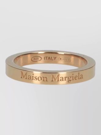 Maison Margiela polished slim band jewelry ring design