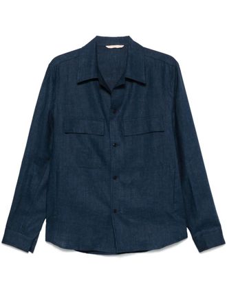 BRIGLIA 1949 John shirt jacket - Blue