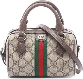 Gucci Pre-owned Gucci Mini GG Supreme Ophidia Boston Bag Ladies 44TQLYXOSZWOLTYR
