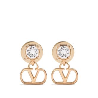 Valentino Garavani Earrings, female, Yellow, Size: ONE SIZE Ovalette Necklace
