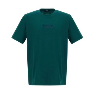 Herno Heren, Tops, Groen, Maat: XL Katoen