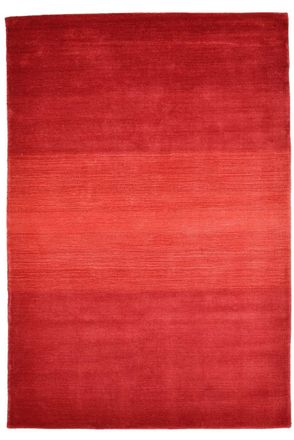 THEKO Alfombra de lana tejida a mano - rojo - 190x290 cm