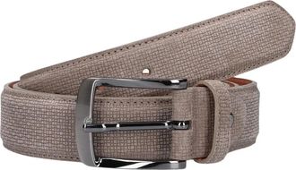 Rehab Belt Wall - Heren - Riemen - Bruin - 115 CM - Su&egrave;de - Accessoires