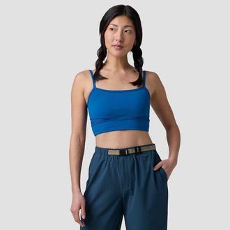 Backcountry Destination Square Neck Bra Top - Womens in Tori Blue at Nordstrom, Size X-Small
