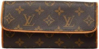 Louis Vuitton Pre-owned Pochette - Dames - Vintage Clutch - Bruin - ONE Size - Leer - Vintage