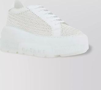 Casadei mesh upper platform sole sneakers