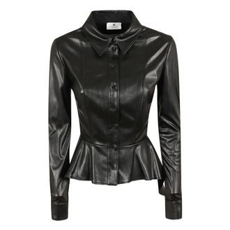 Elisabetta Franchi Mujer, Blusas y Camisas, Negro, Talla: M